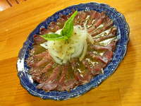 ツムブリのカルパッチョ